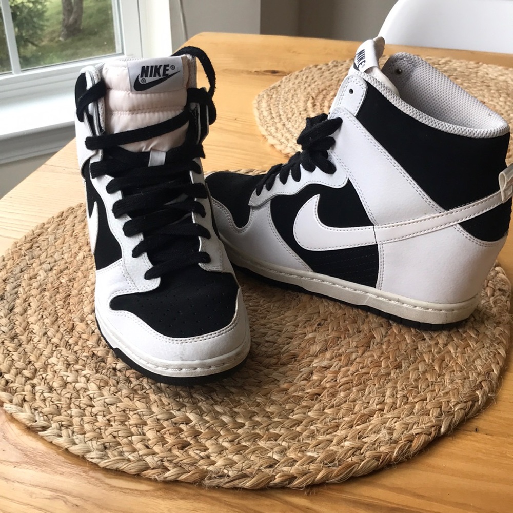RARE Nike Sky Hi High Dunks Hidden Heel Platform Shoes